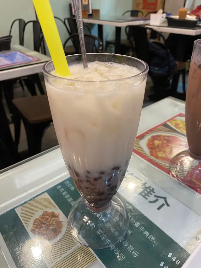 椰汁紅豆冰
