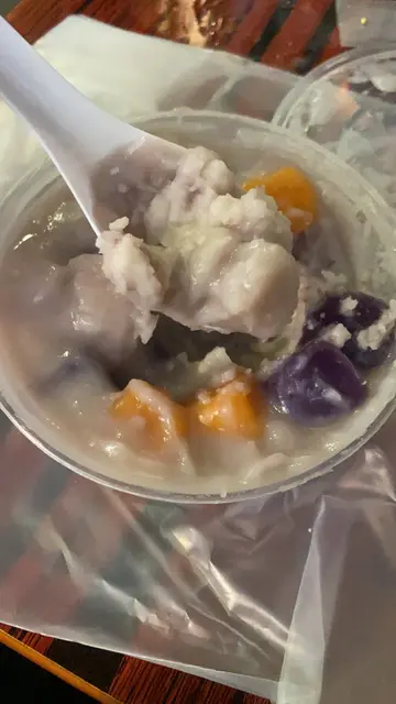 蜜芋頭撈三色圓