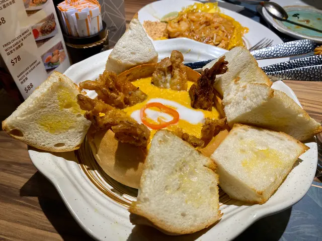 麵包焗咖喱軟殼蟹