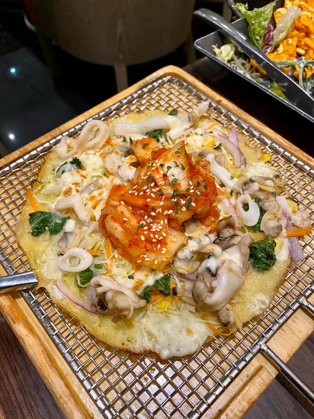 芝士海鮮泡菜煎餅