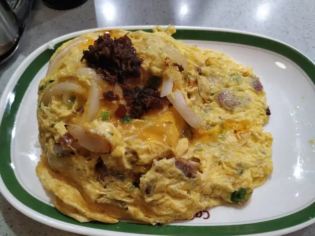 XO醬叉燒蔥花滑蛋飯