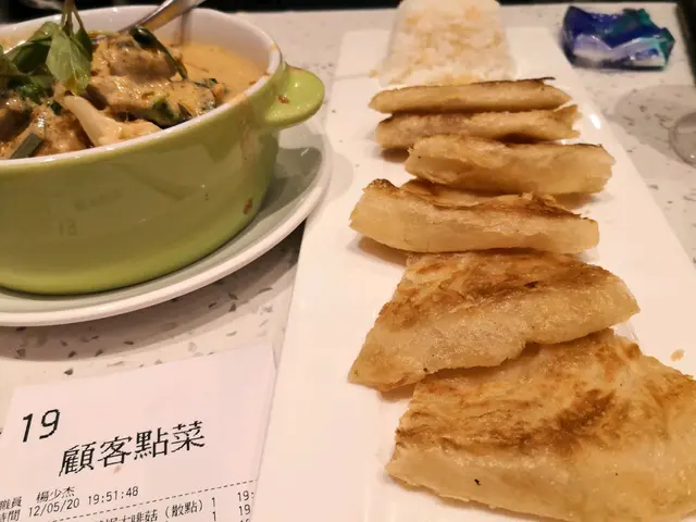 晚餐set menu 紅咖哩跟薄餅