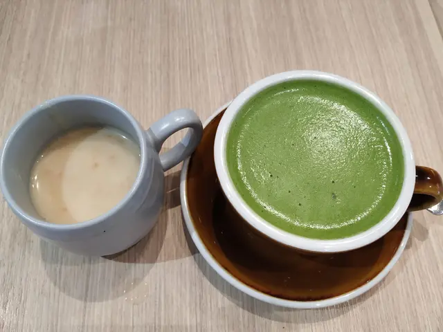 熱牛奶抹茶