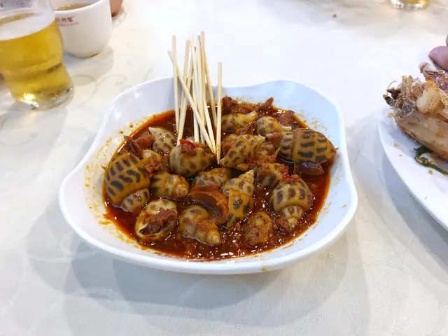 辣酒煮花螺