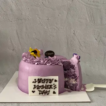 香芋椰子戚风蛋糕