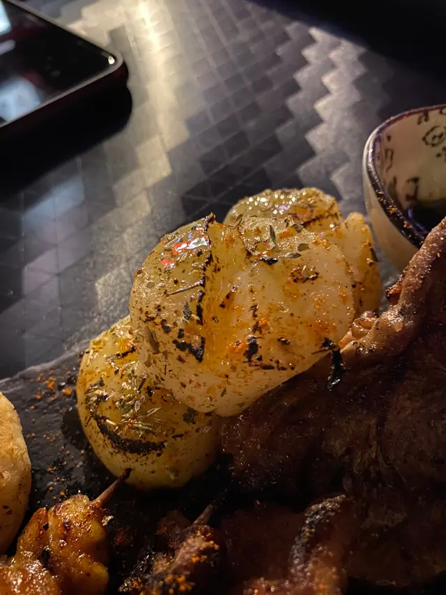 燒牛油半熟帶子 