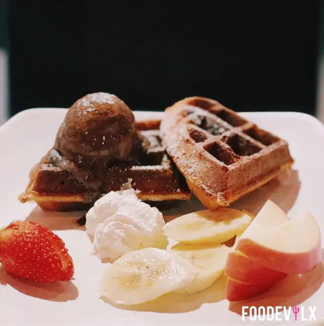 果醬雪糕窩夫餅