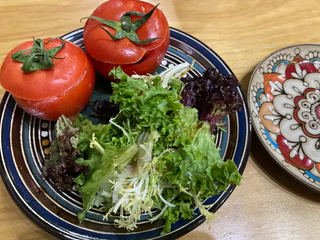 水牛芝士與蕃茄的配搭歷久不變,惟擺盤巧妙。