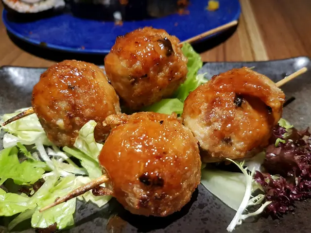 自家製香菇雞肉丸串燒