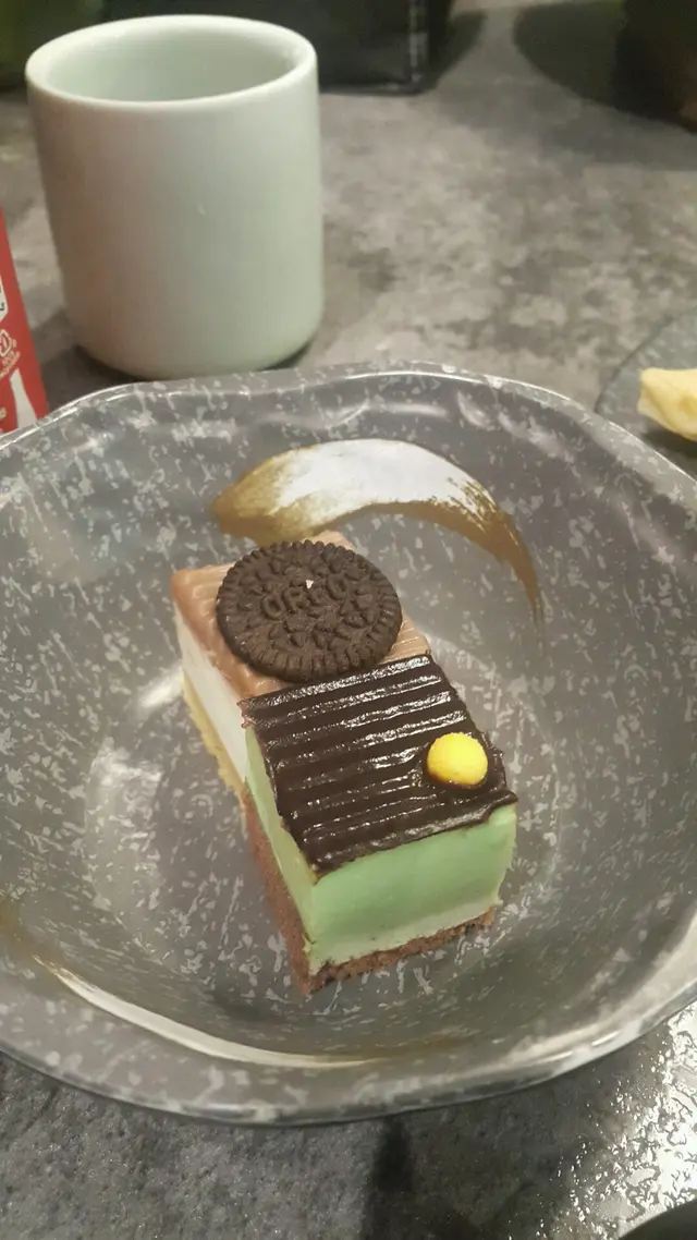 薄荷蛋糕和栗子蛋糕