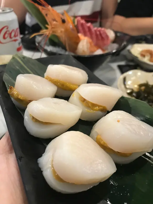 帶子大隻同鮮甜,海膽完全冇腥臭味