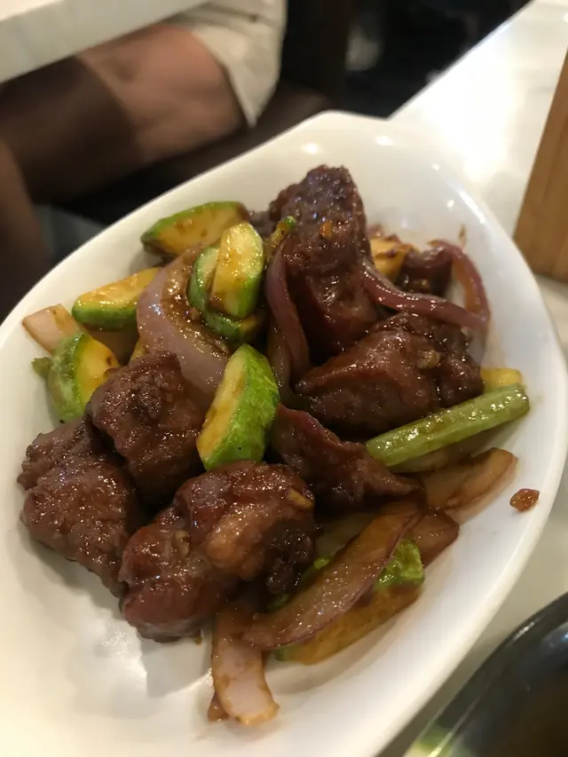 牛柳粒好淋,而且好入味