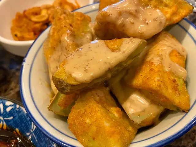 鹽燒胡麻茄子