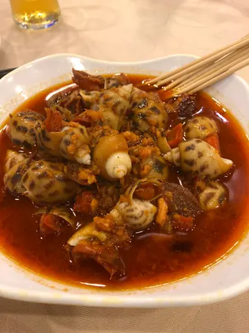 辣酒煮花螺