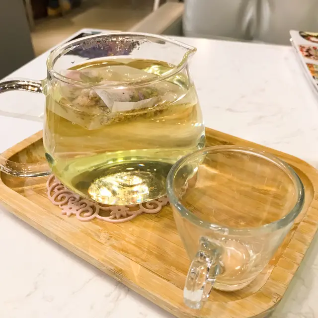 粉紅玫瑰桂花茶