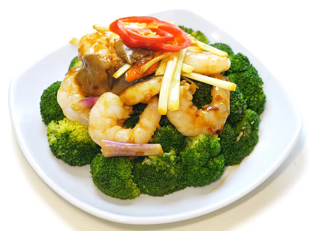 XO醬西蘭花炒蝦仁 - TEMPLE STREET CAFEs photo in Jordan Hong Kong | OpenRice Hong Kong Photo of TEMPLE STREET CAFE (Jordan)... 