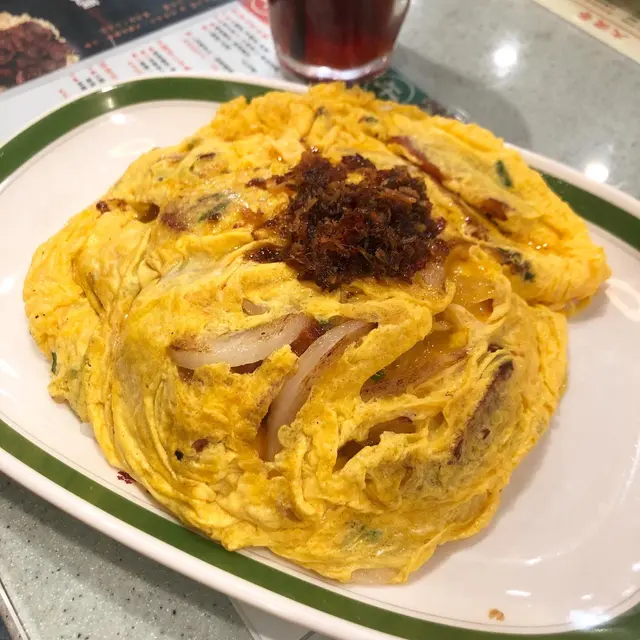 XO醬叉燒蔥花滑蛋飯