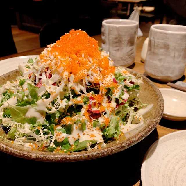 蟹子沙律·青芥末沙津汁