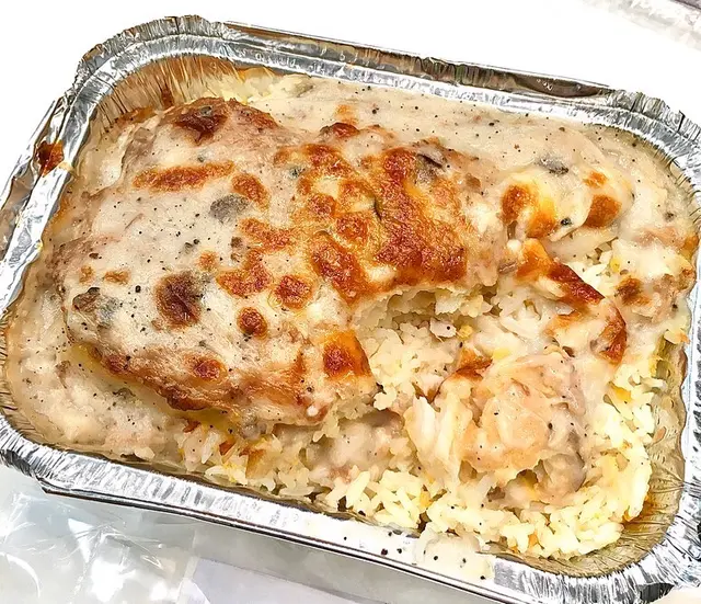 野菌松露汁焗魚柳飯