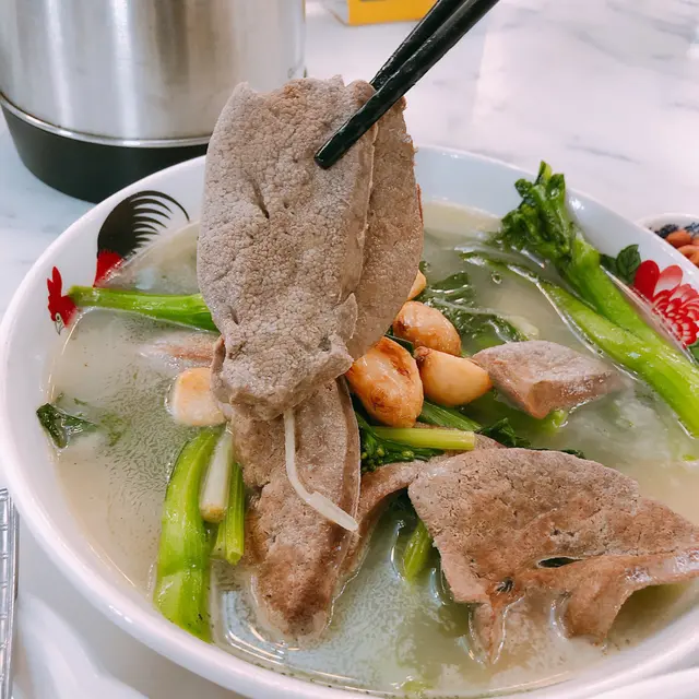 上湯豬潤浸菜心