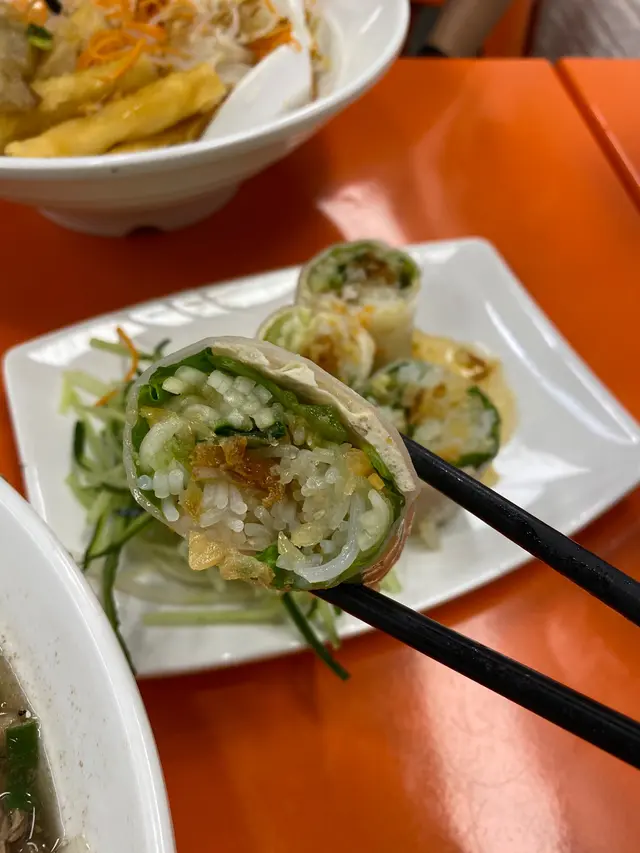 手作扎肉米紙卷