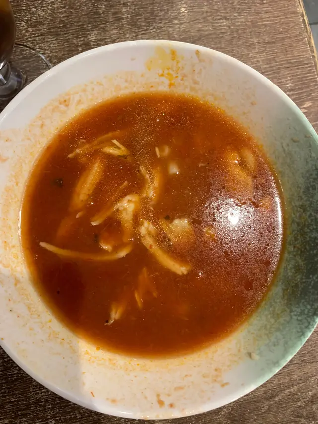 手撕雞蕃茄濃湯通粉