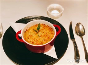 法式康堤及車打芝士北海道帶子、黑鱈魚、海蝦烤鍋 - La Parole in Sheung Wan 