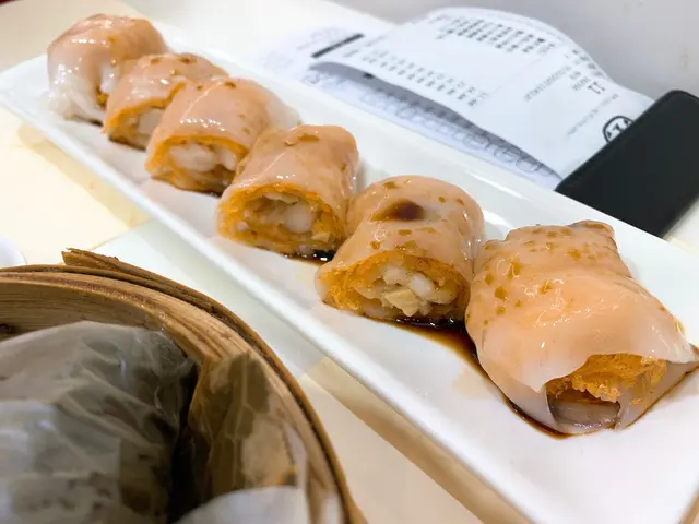 脆網鮮蝦腸