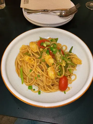 Japanese Veg Curry Spaghetti