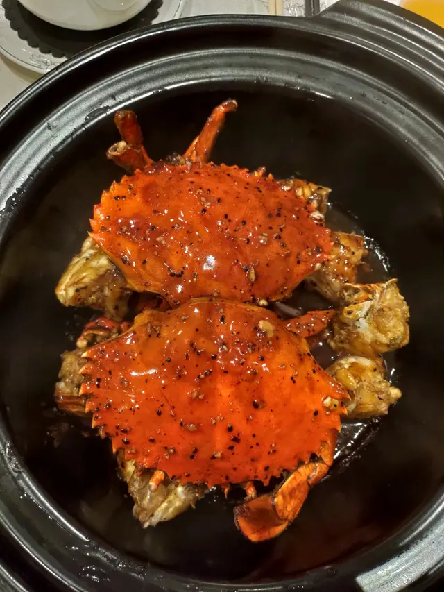 夠熱，不過無咗對鉗，因為用咗嚟做蟹鉗蒸蛋