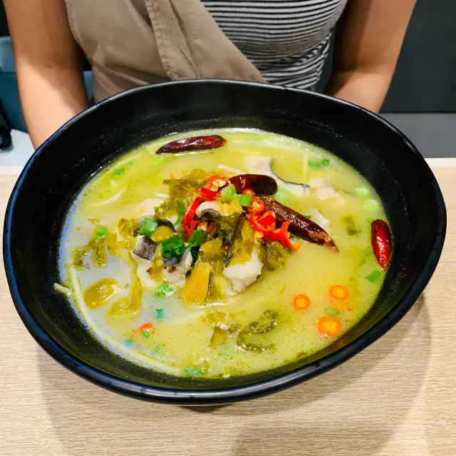 酸菜魚片湯河(轉咗湯麵)🥬🐟🍜