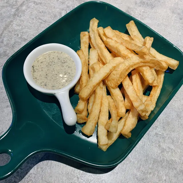 炸魚無薯條配黑松露醬