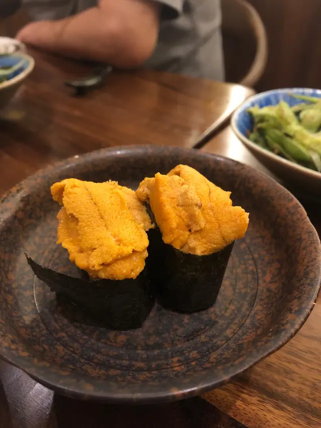 海膽壽司， $58一件