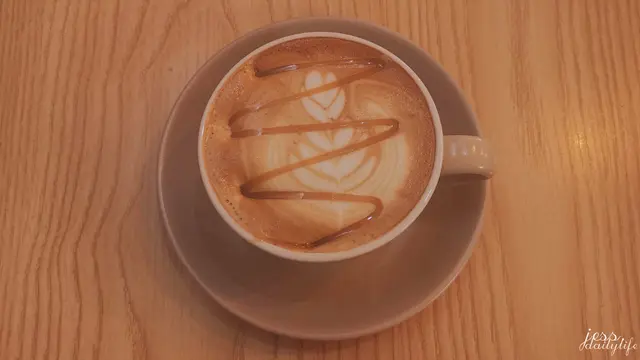 Pink Salt Toffee Latte