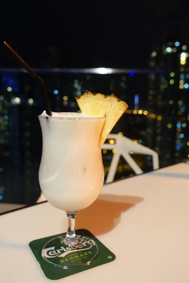 未嚐已傳來椰子香，入口是菠蘿的香甜及椰汁的味道