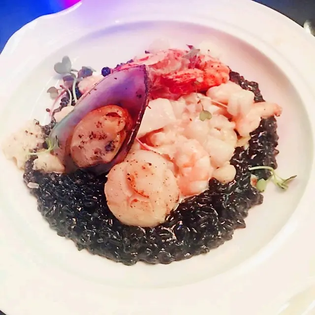 海鮮墨汁意大利飯