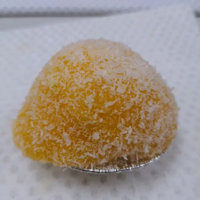 芒果餡好香甜,但糯米皮做功認真一般