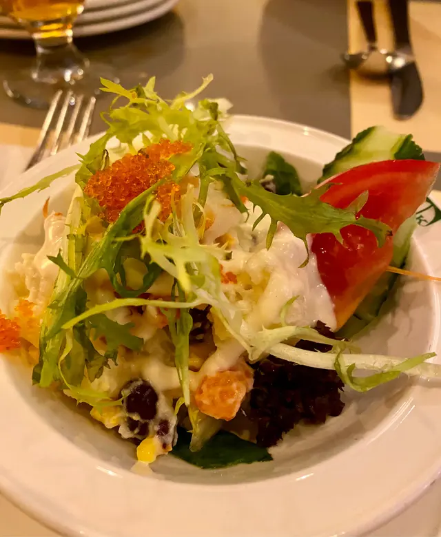 好傳統嘅薯仔沙律，我麻麻哋薯仔沙律。