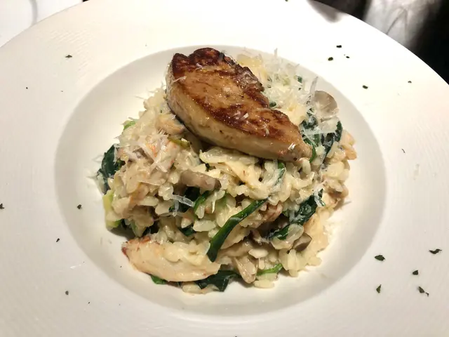 菠菜蟹肉鵝肝意大利飯