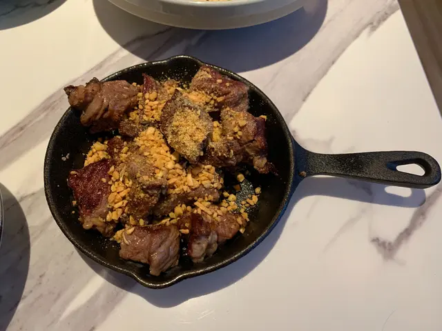 照燒汁煎乾蒜牛柳粒