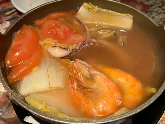 鮮茄甘蝦湯海鮮鍋