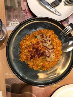 日本頂級帶子蕃茄汁意大利飯
