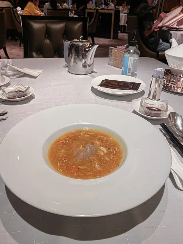 蟹粉蟹肉燕窩羹