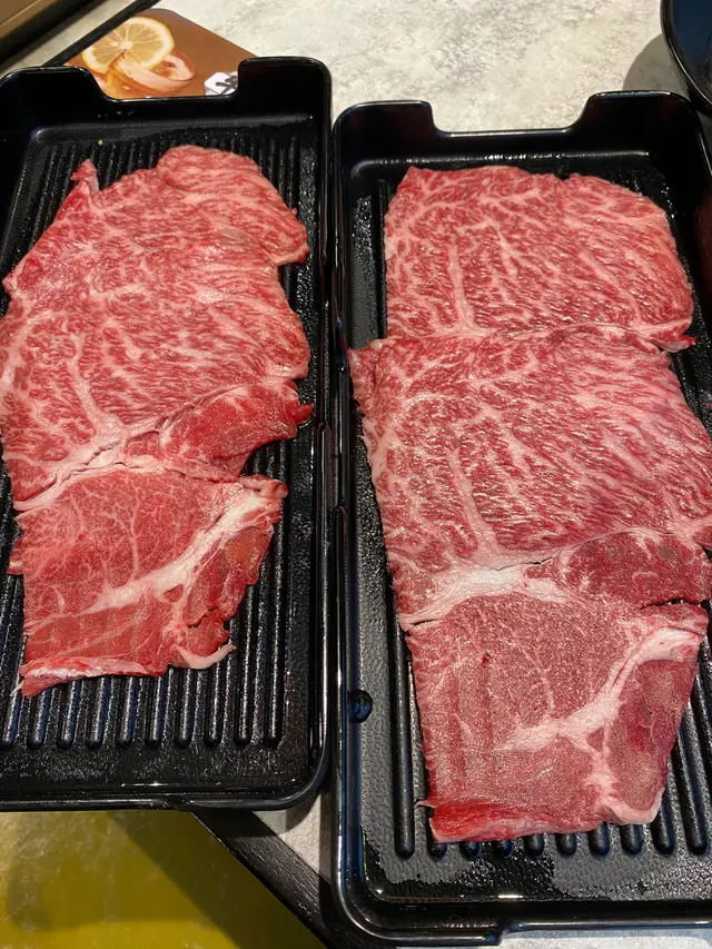 第一輪澳洲和牛,三碟都好靚