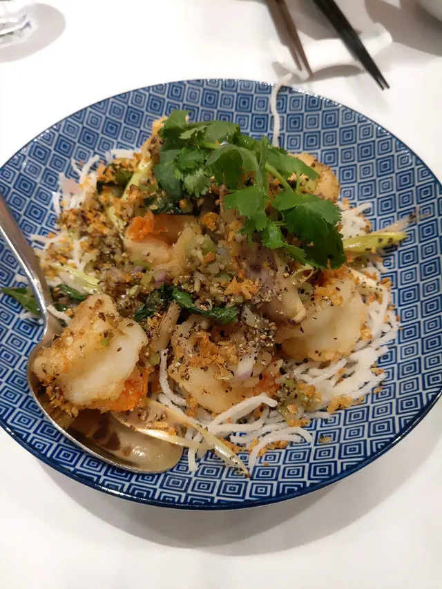 黑白胡椒炒蝦球