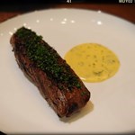 Charred Wagyu Bavette M9+ from Mayura Station, Fries, Béarnaise（$320）