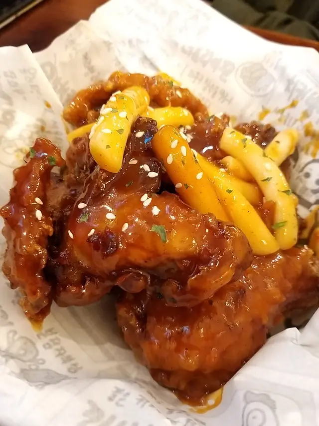 韓式甜辣年糕炸雞(半份)