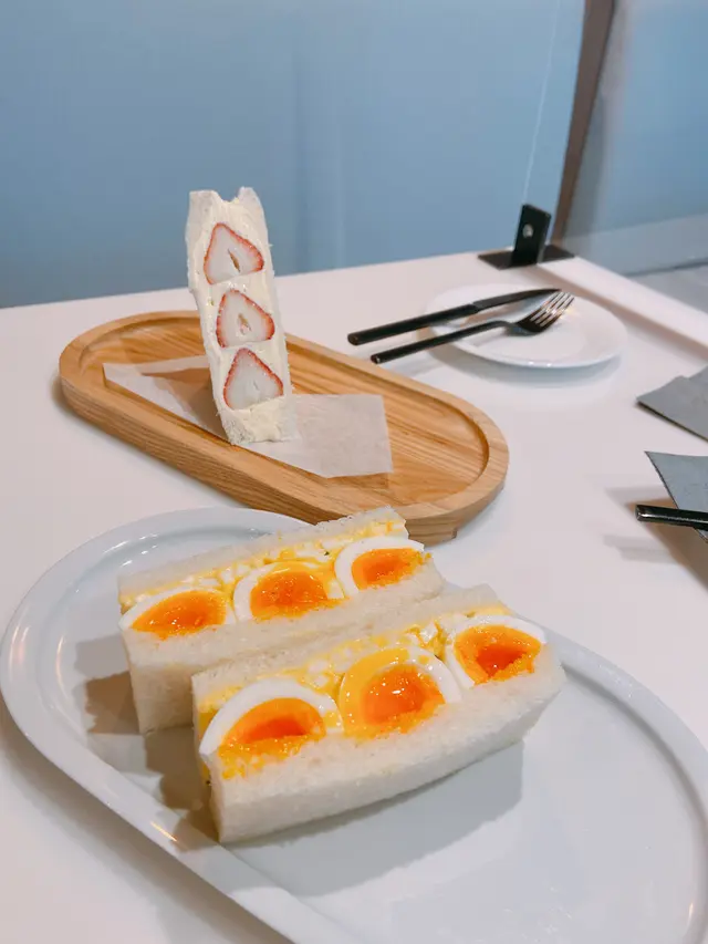 日本雞蛋、細香蔥、蛋黃醬三文治