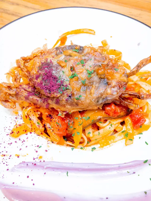 軟殼蟹拿破崙扁意粉