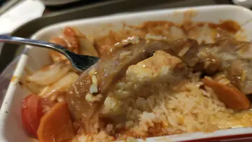 煎蛋鲜茄焗猪扒饭